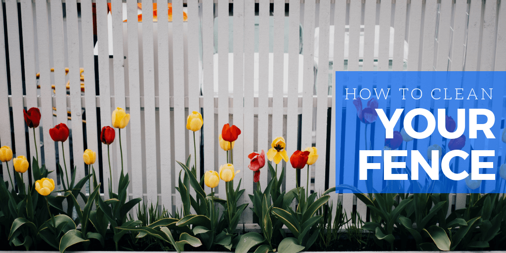 A white fence with flowers growing in front of it